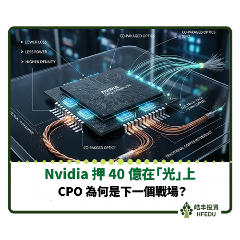 【Nvidia 押 40 億在「光」上:CPO 為何是下一個戰場?】